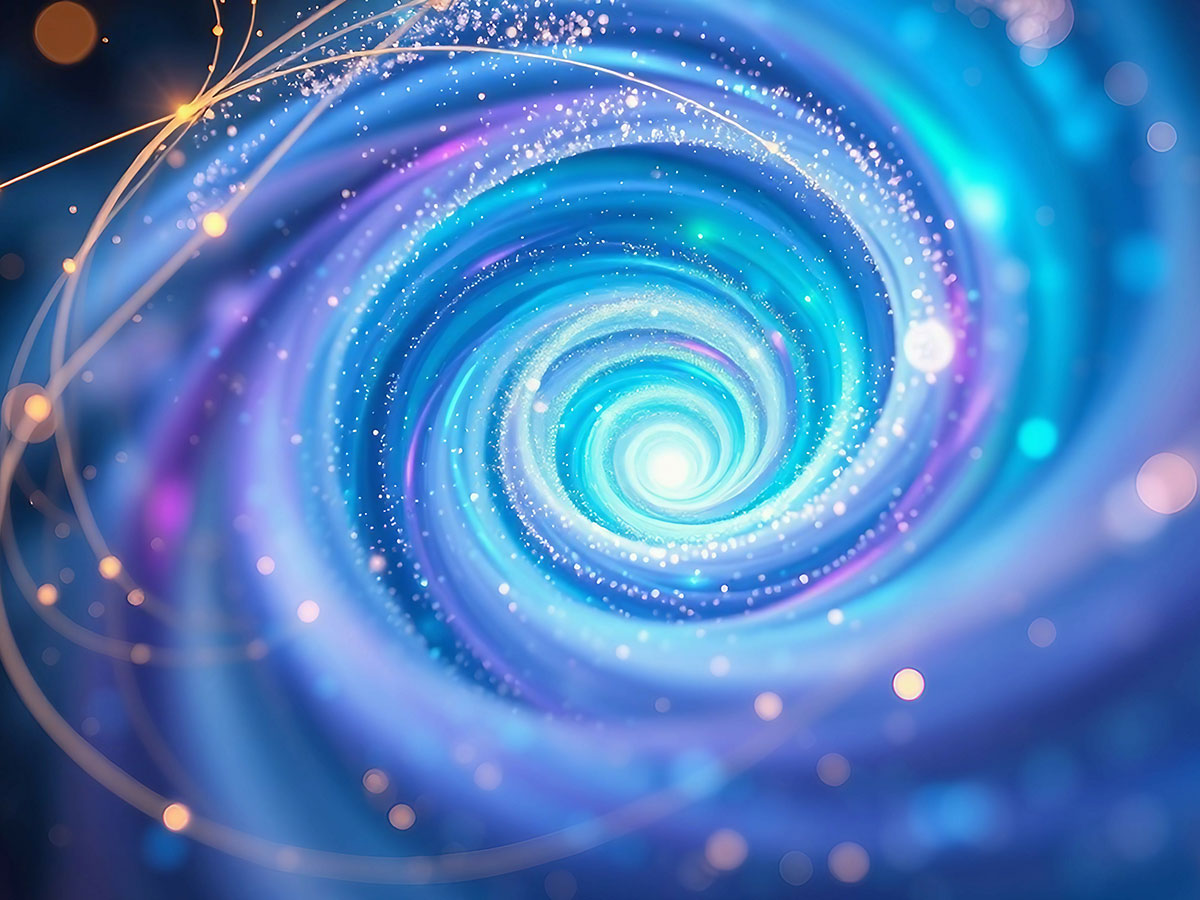 Bunte Spirale