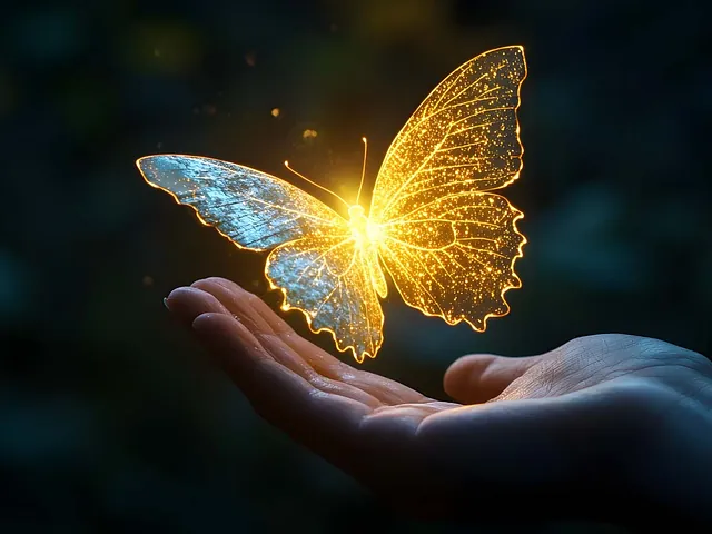 Gelber Schmetterling